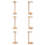 AM-EJZJ001 Desktop Solid Wood Headset Display Stand, Style:, B, C, D, E, F
