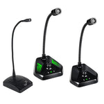 MI520 Desktop Computer Gooseneck Condenser Microphone, USB Version with RGB Breathing Lamp
