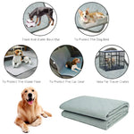 OBL0014 Can Water Wash Dog Urine Pad, Size:, S (Gray), M (Gray), L (Gray), S (Green), M (Green), L (Green), S (Bone Pattern), M (Bone Pattern), L (Bone Pattern), S (Brown), M (Brown), L (Brown), S (Deep Gray), M (Deep Gray), L (Deep Gray)