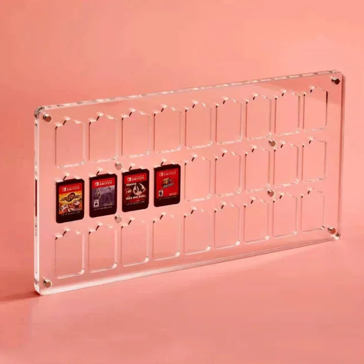 Transparent Crystal Magnetic Game Card Storage Box For Switch, 9 Grid, 14 Grid, 27 Grid