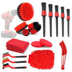 Car Wash Cleaning Brush Waterproof Car Wash Gloves, 18 PCS / Set
