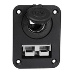 Andersen Panel Large Current Plug With 12V Cigarette Lighter Panel Combination, PA5403