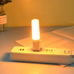4 PCS USB Candlelight LED Imitation Flame Lamp, 4 PCS Flame Lamp