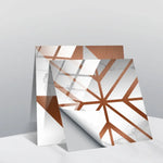 PVC Crystal Covered Film Geometric Pattern Tile Wall Sticker, 20 PCS 20cm