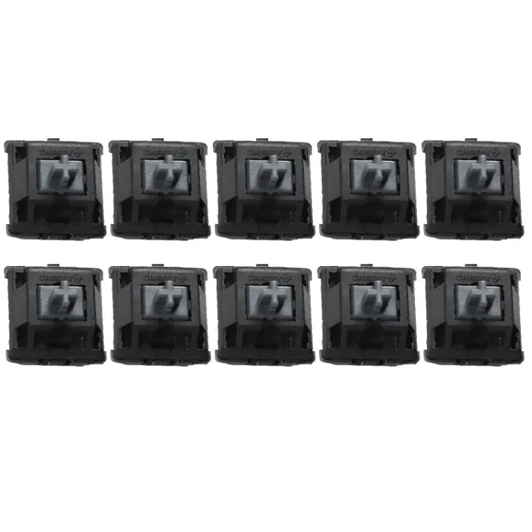 10PCS Cherry Shaft MX Switch Linear Mute Keyboard Shaft, Black Shaft, Red Shaft, Tea Shaft, Blue Shaft, White Shaft, Green Shaft, Silver Shaft, Mute Red Shaft, Mute Black Shaft