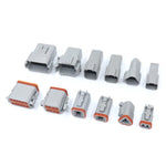Car Waterproof Connector Conductive Connection Terminal, 4 PCS DT04-2P / DT06-2S With Copper, 4 PCS DT04-3P / DT06-3S With Copper, 2 PCS DT04-4P / DT06-4S With Copper, 2 PCS DT04-6P / DT06-6S With Copper, 2 PCS DT04-8P / DT06-8S With Copper            ...