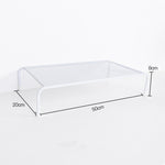 Computer Elevated Rack Monitor Bracket Storage Rack,Style:, Lengthen Single Layer