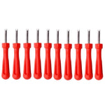 10 PCS Car Tire Electric Vehicle Valve Cap Bicycle Valve Core Switch, Style:, Single Head Short, Single Head Long