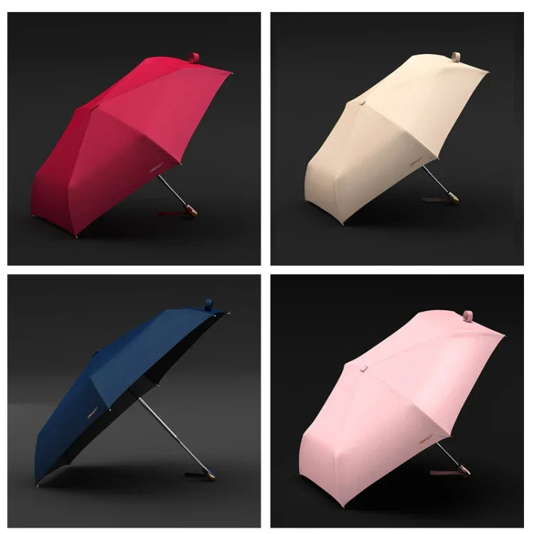 Light Black Glue Sunside Anti-UV Rain or Shine Umbrella