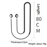 2 PCS Bluetooth Earphone Silicone Anti-Lost Cord For Samsung Glaxy Buds 2