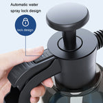 Car Washing Foam Spray Pot Home Handheld Gas Pressure Sprayer, Transparent Black