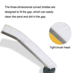 Car Window Door Corner Brush Cleaning Car Crevice Brush, 2pcs Door Corner Brush