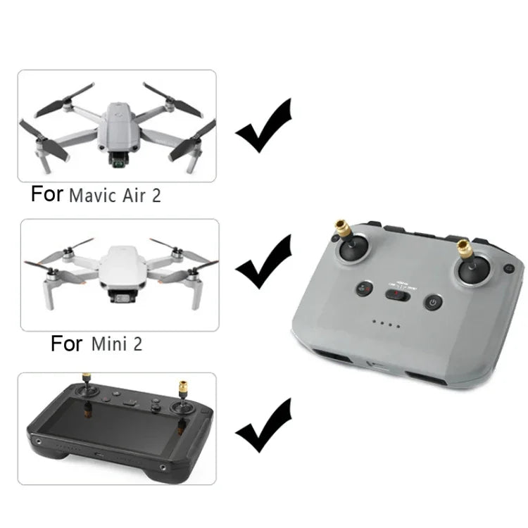 Remote Control Aluminum Alloy Extension Joystick for DJI Mini 3 Pro/Mavic Air 2/Mini 2, CQT Rocker
