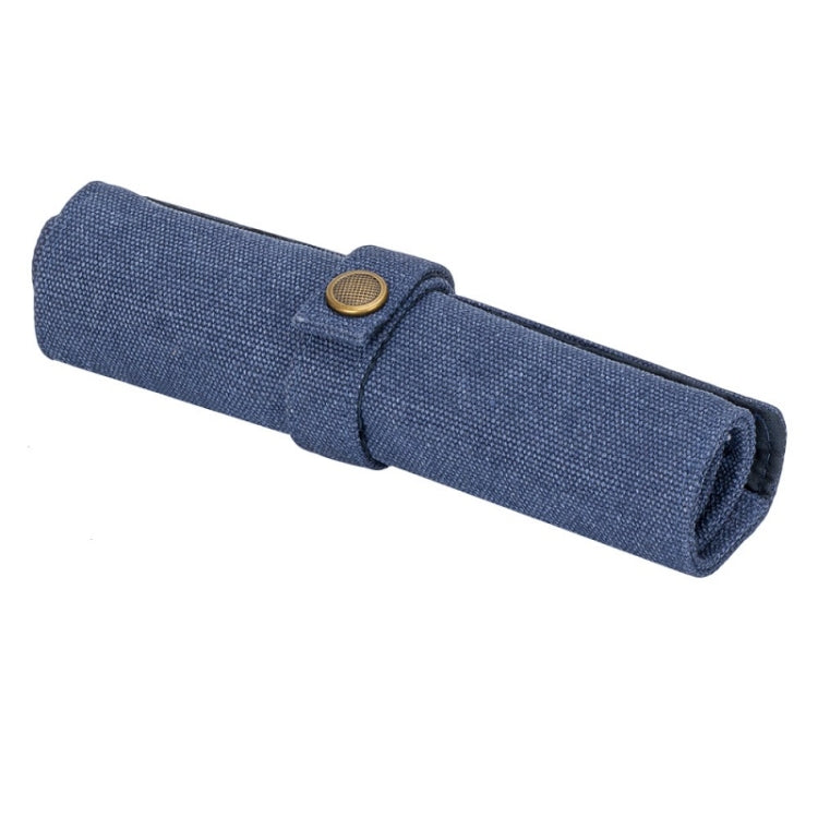 Nylon Canvas Watch & Strap Portable Storage Bag, Blue, Black, Grey, Orange, Khaki