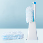 Disposable Household Vacuum Retractable Feather Duster, Style:, Long Handle+2 Clothes, Long Handle+4 Clothes, Long Handle+6 Clothes, Long Handle+12 Clothes, With Base+2 Clothes, With Base+4 Clothes, With Base+6 Clothes, With Base+12 Clothes