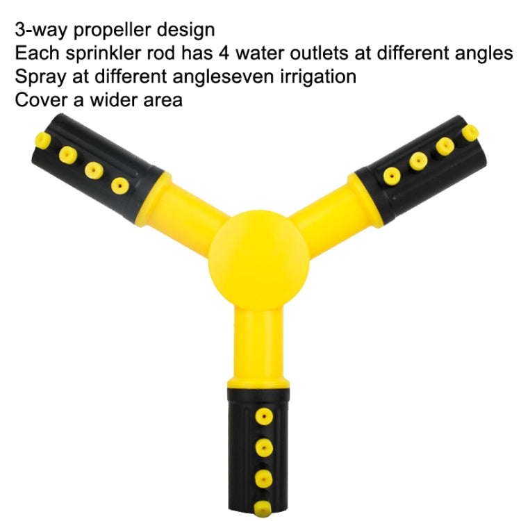 360 Degrees Rotating Watering Device, Style:, Sprinkler, With Pacifier Connector, With 4-point Connector, With 6-point Connector, With 1 inch Connector, With 2 PCS 4-point Connector and Pacifier, With 2 PCS 6-point Connector and Pacifier