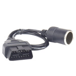Car OBD To Cigarette Lighter Female Seat Driving Recorder Power Cord, 50cm, 60cm