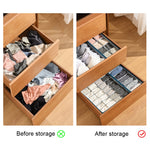 Foldable Drawer Clothes Storage Box, Spec:, 24 Grids (Gray), 24 Grids (Linen), 24 Grids (Red), 24 Grids (Green), 7 Grids (Gray), 7 Grids (Linen), 7 Grids (Red), 7 Grids (Green), 8 Grids (Gray), 8 Grids (Linen), 8 Grids (Red), 8 Grids (Green)