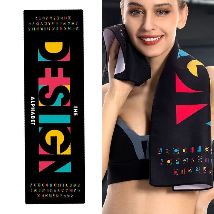 YDJ1223-1 Microfiber Double Sided Fleece Print Quick Dry Portable Sports Towel, Size:, Sports Towel(DESIGN), Sports Towel(Wait For You In Painting), Sports Towel(Summer), Sports Towel(Haruka Dreamland), Sports Towel(Happy), Sports Towel(BLESSED)