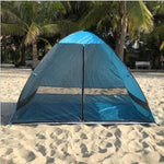Screen Mesh Door Curtain Tent Automatic Pop Up Beach Sunshade Tent