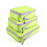 3 PCS/Set Travel Waterproof Compression Clothes Storage Bag, Orange With Net, Nevy With Net, Pink With Net, Red With Net, Green With Net, Gray With Net, Black With Net, Gray Without Net, Black Without Net, Red Without Net, Blue Without Net             ...