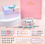 Kids DIY Beaded Bracelet Kids Jewelry Accessories, Rainbow Sugar With Storage Box, Heart of  Ocean With Storage Box, Sakura Pink With Storage Box, Rainbow Sugar Without Box, Heart of  Ocean Without Box, Sakura Pink Without Box