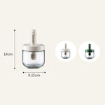 AAB020 Telescoping Spoon Seasoning Bottle, White, Green