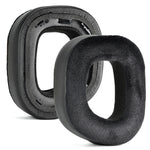 2pcs Thick Earmuffs For CORSAIR HS80 RGB Headphones, Protein Skin, PU Leather+Velvet, Ice Feel
