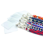 3 PCS Phone Lanyard Adjustable Detachable Neck Cord With Card, NO.25 Yellow Pink Gray, NO.46 red pink yellow