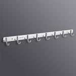 304 Stainless Steel No Punching Door Rear Coat Hook, 3 Hooks, 4 Hooks, 6 Hooks, 7 Hooks, 8 Hooks, 201 Butterfly Hook