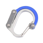 Aluminum Alloy D-type Outdoor Mountaineering Hook, S (Gold), S (Red), S (Black), S (Blue), M (Black), M (Red)
