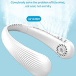 Lazy Hanging Neck Fan Bladeless Silent Sports Fan,Model:, T36 Black 3000 mAh, A306 Four -core 4000 mAh White, A306 Four -core 4000 mAh Green