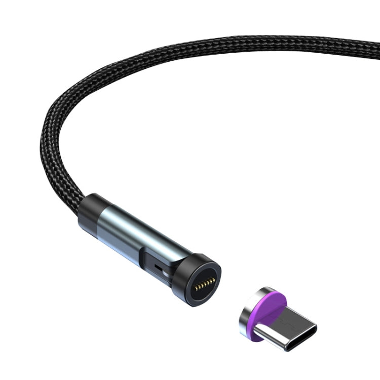 CC57 Rotary Magnetic Fast Charging Data Cable, Style:, 1m + Type-C / USB-C + Red, 1m + Type-C / USB-C + Black, 2m + Type-C / USB-C + Red, 2m + Type-C / USB-C + Black