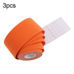 3pcs Muscle Tape Physiotherapy Sports Tape Basketball Knee Bandage, Size:, 2.5cm x 5m, 3.8cm x 5m, 5cm x 5m