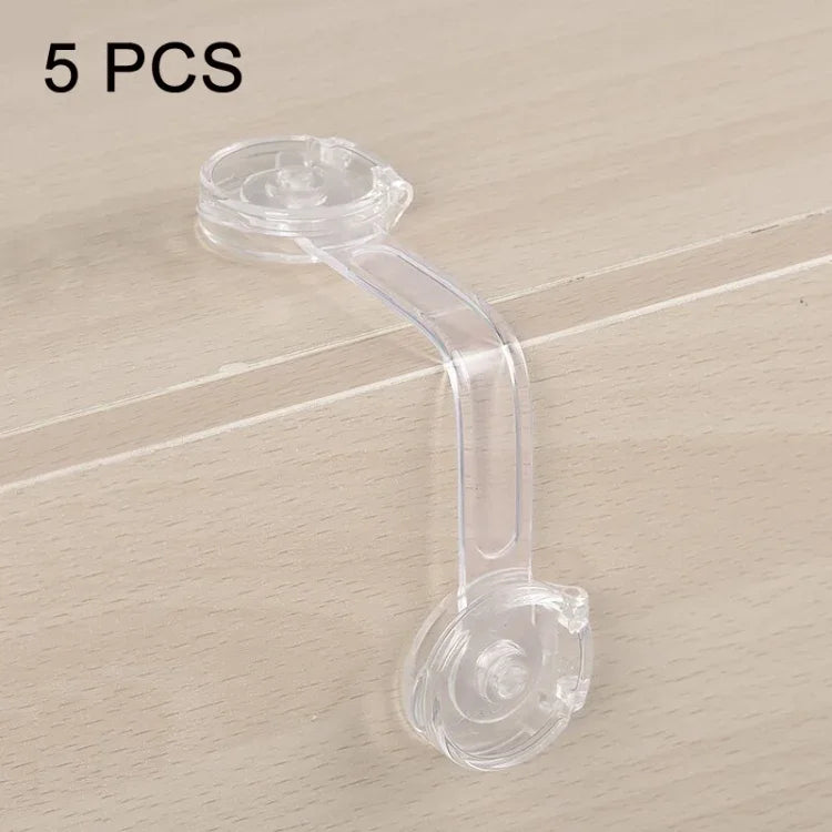 Children Drawer Anti-opening Cabinet Door Refrigerator Safety Lock, 10 PCS/Pack, Pair Lock 10 PCS/Pack, 5 PCS/Pack, Pair Lock 5 PCS/Pack, 5 PCS Transparent +5 Pair Lock