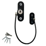 Children High-rise Anti-fall Safety Lock Window Push Limiter, Color:, White, Black, White (Thick), Black (Thick), White (Special Thick), Black (Special Thick), White (Enhanced), Black (Enhanced), White (High Standard), Black (High Standard)