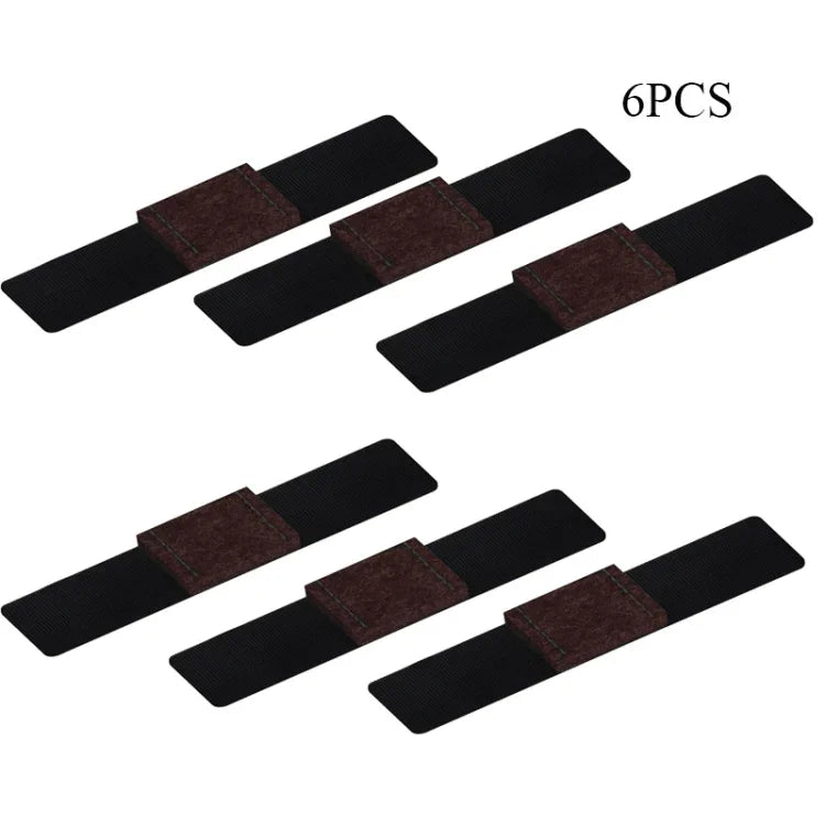 6 PCS U-shaped Iron Tube Dining Table Foot Cover Office Computer Chair Leg Protector, U-shaped Table Foot Cover