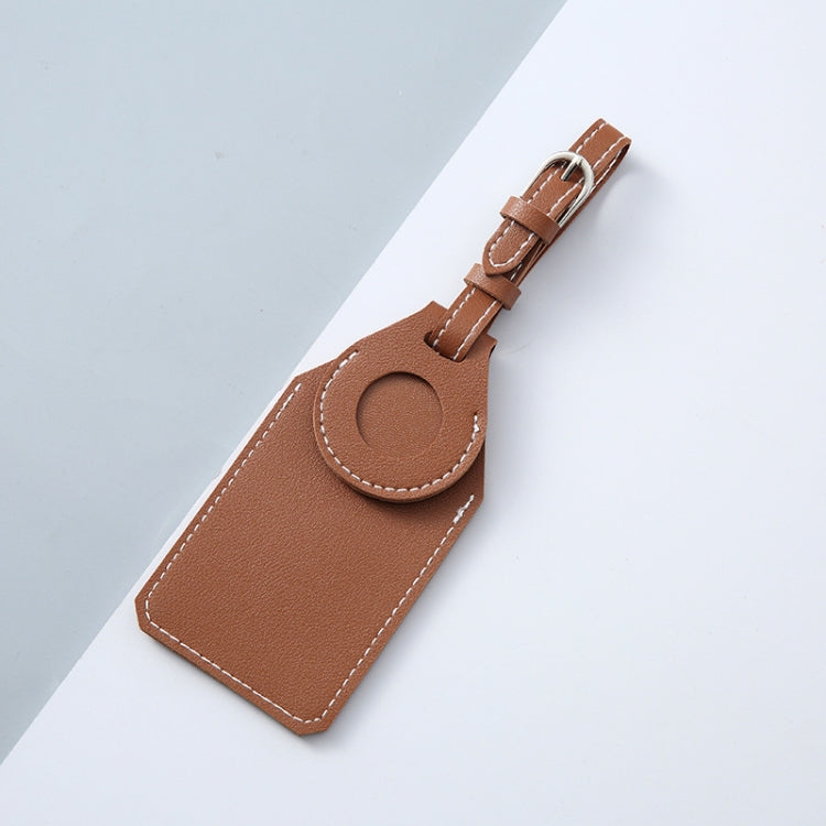 PU Anti-Lost Luggage Tag Tracker Cover for AirTag 2nd Gen / AirTag 1st Gen