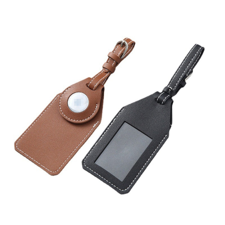 PU Anti-Lost Luggage Tag Tracker Cover for AirTag 2nd Gen / AirTag 1st Gen