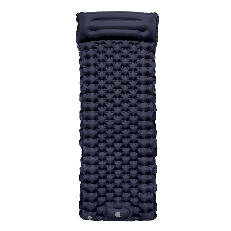 TPU Inflatable Sleeping Pad Camps Outdoor Waterproof Single Travel Cushion, Army Green, Navy)