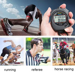 XINLONG XL-026N Double Row 10 Memories Electronic Stopwatch Large Screen Display Referee Timer, XL-026N