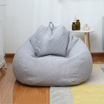 Lazy Sofa Bean Bag Chair Fabric Cover, Large