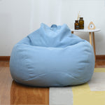 Lazy Sofa Bean Bag Chair Fabric Cover, Large