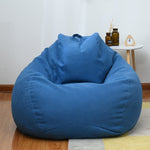 Lazy Sofa Bean Bag Chair Fabric Cover, Large
