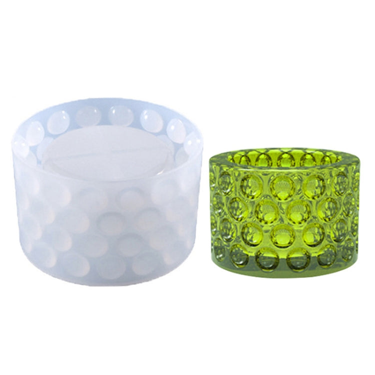 DIY Polka Dot Storage Box Crystal Ashtray Silicone Mold, DJ-117