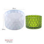 DIY Polka Dot Storage Box Crystal Ashtray Silicone Mold, DJ-117