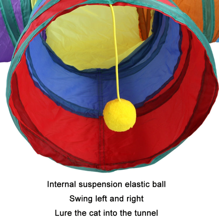 Cat Intelligence Rainbow Collapsible Runway Pet Supplies, B15101, B18405
