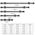 90-260V Aquarium Diving Light LED Fish Tank Light, Q20BW Blue+White Light, Q30BW Blue+White Light, Q40BW  Blue+White Light, Q50BW Blue+White Light, Q60BW  Blue+White Light, Q20CF RGB Light, Q30CF  RGB Light, Q40CF  RGB Light, Q50CF  RGB Light          ...