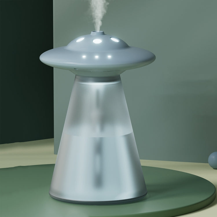 FX-041 USB Charging UFO Shape Night Light Humidifier, Ivory White, Ocean Green, Light Blue
