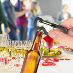 Outdoor Multifunctional Stainless Steel D-Type Carabiner Bottle Opener, TZ-001